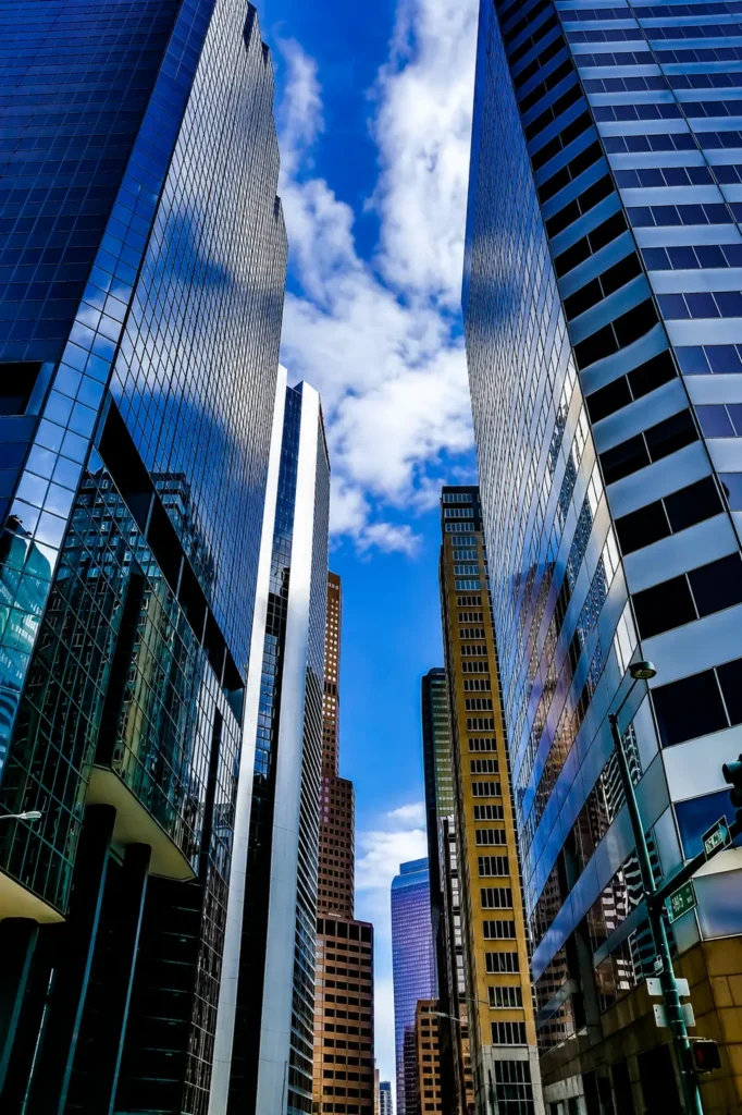 Modern downtown Denver office buildings representing a CPA firm serving businesses and individuals throughout the Denver metro area.